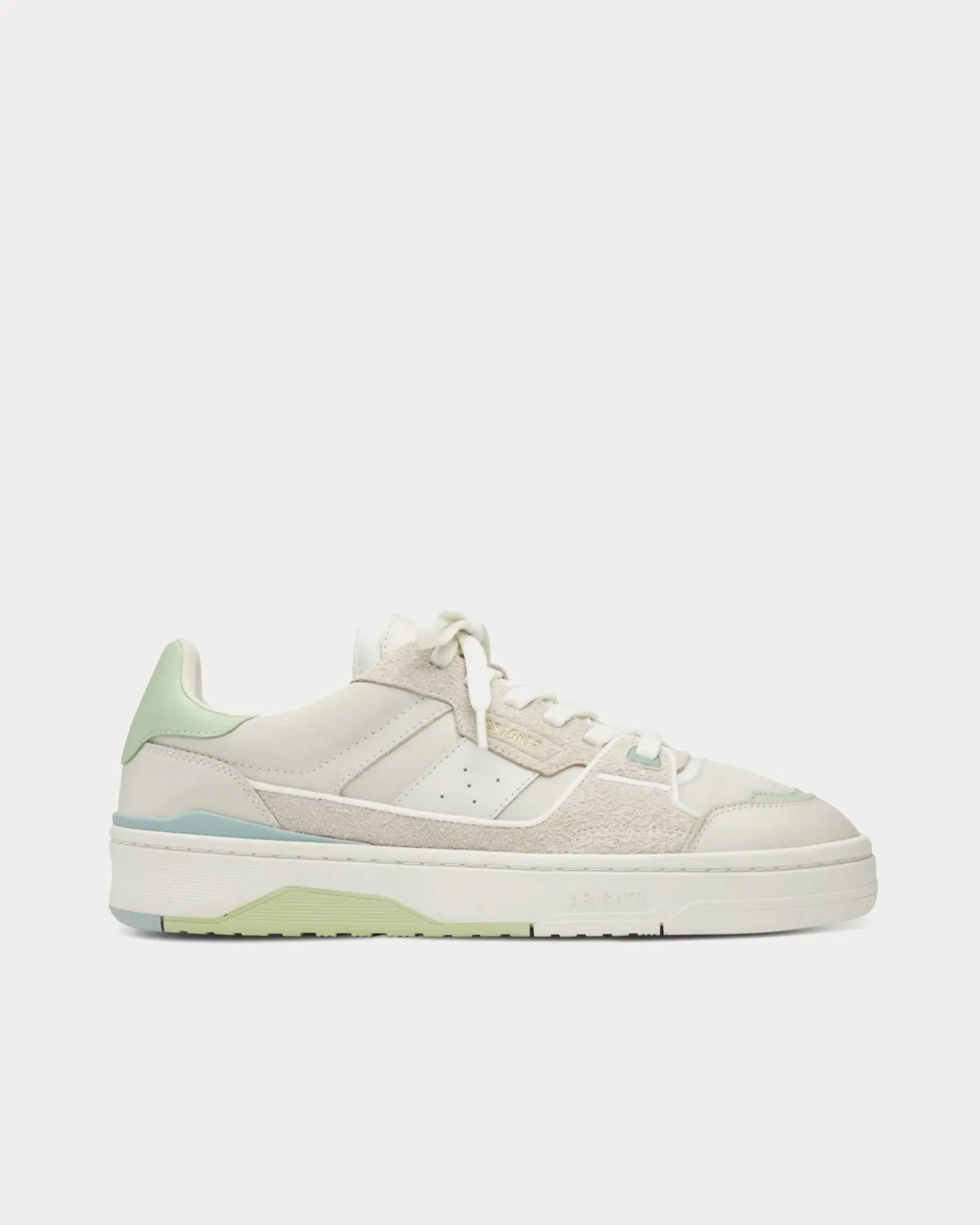 Clay Light Beige / Light Green Low Top Sneakers