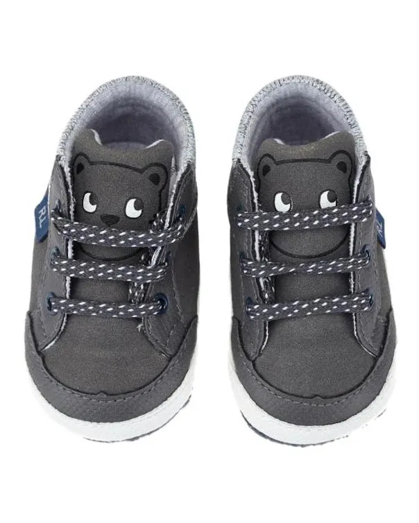 Dark Grey Baby Boy Sneakers