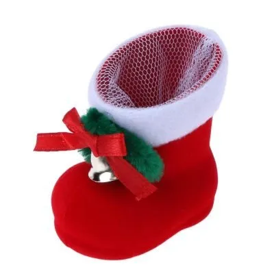 Mini Santa Candy Boots-Decor