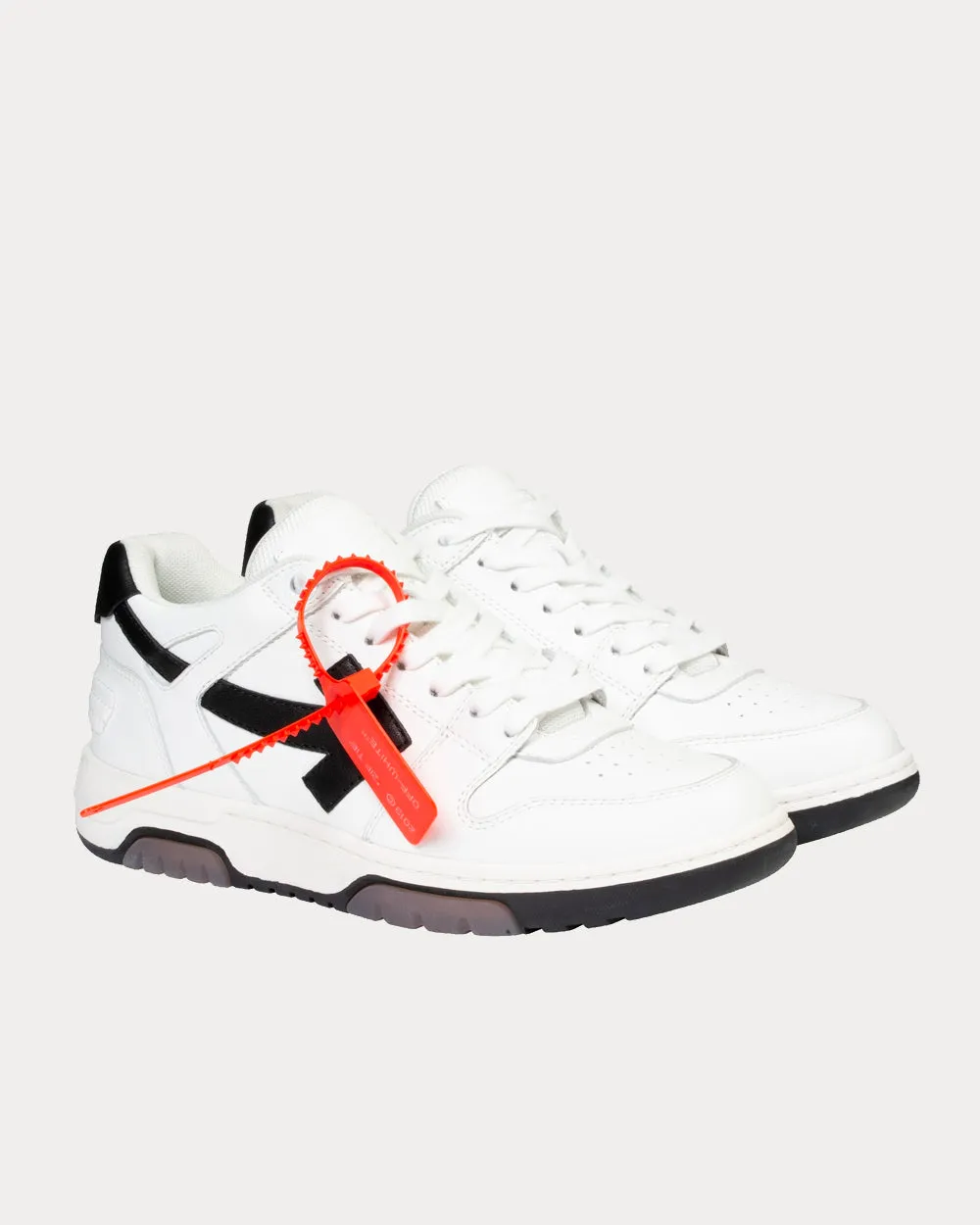 Out Of Office "OOO" White / Black Low Top Sneakers